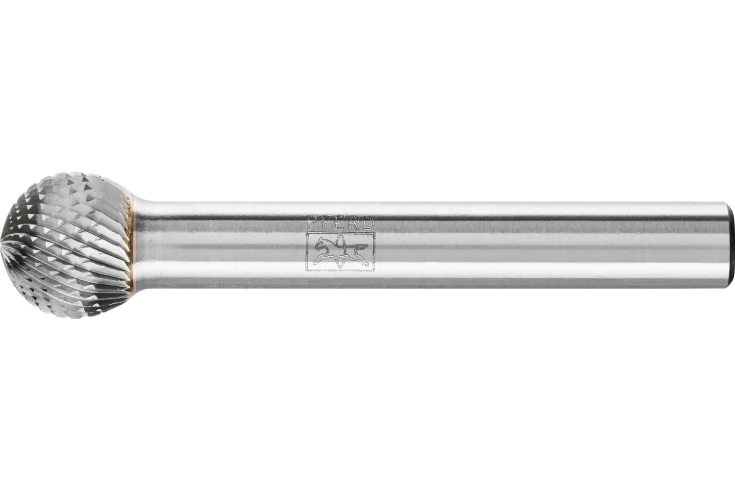 Picture of Pferd Carbide Bur SD-3 Ball Shape Micro Cut 3/8" x 5/16" x 1/4" Shank